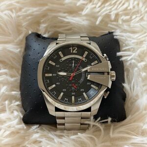Diesel Black Dial Silver Men's Watch